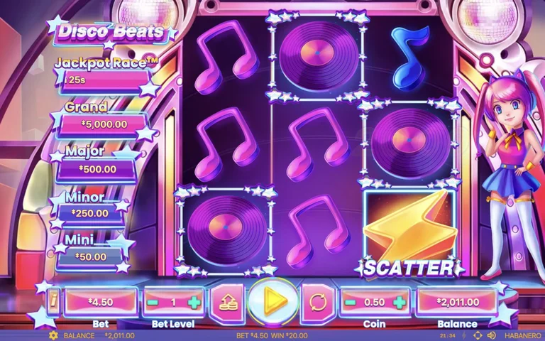 Disco Beats base gameplay
